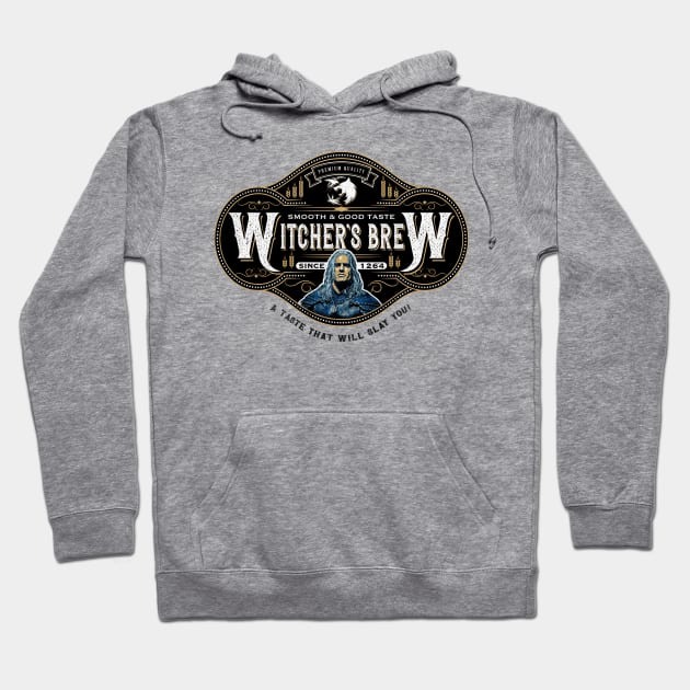 Witcher's Brew Lts Hoodie by Alema Art